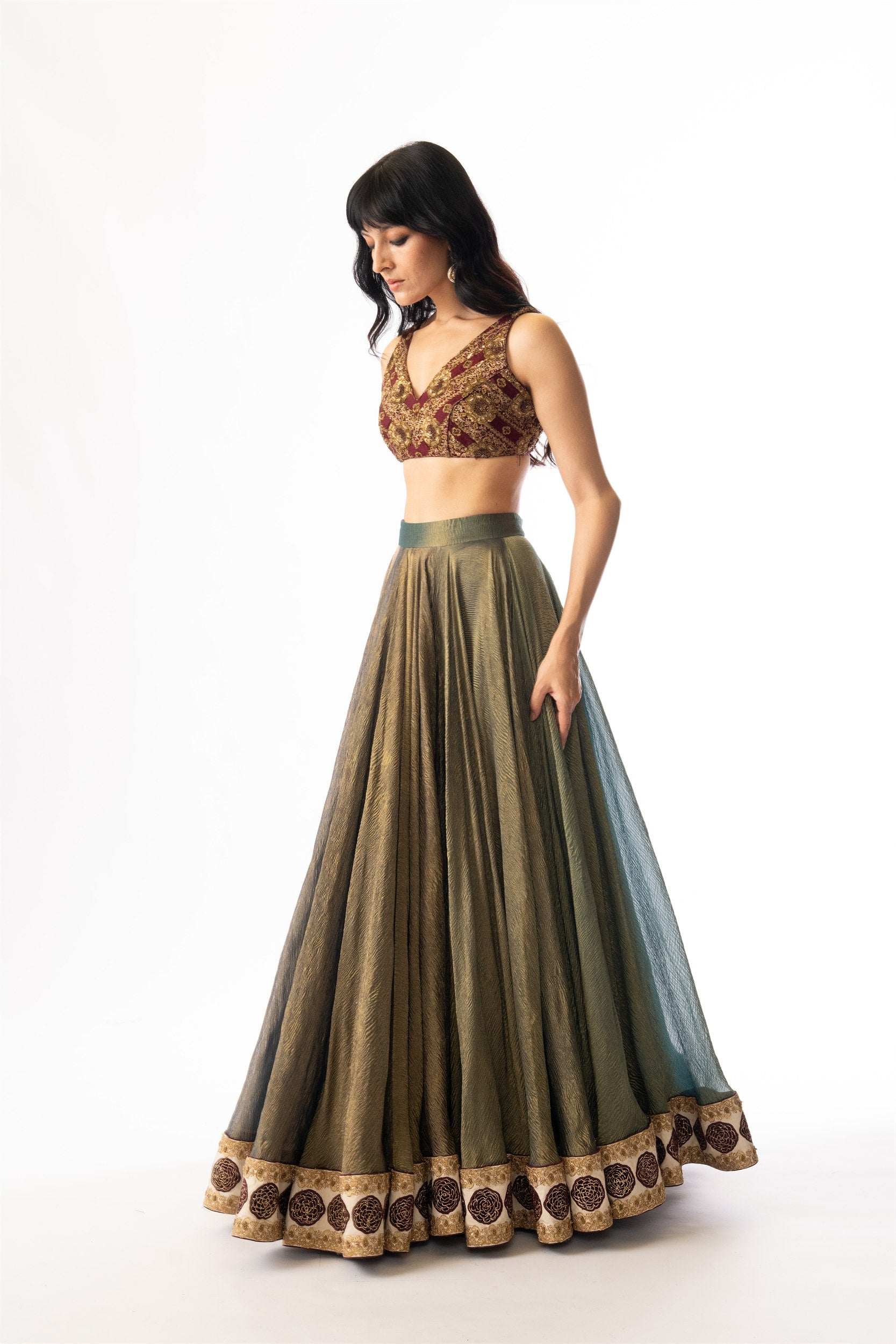 Nilofer lehenga set, frame 2
